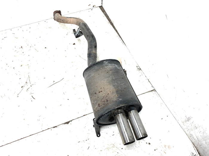 BMW Z3 M Coupe Roadster Rear Quad Exhaust Muffler Pair 18101404317/18101404318