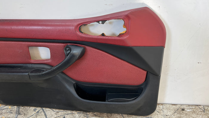 BMW Z3 Left/Driver Side Interior Door Panel/Card Tanin Red