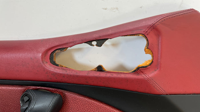 BMW Z3 Left/Driver Side Interior Door Panel/Card Tanin Red