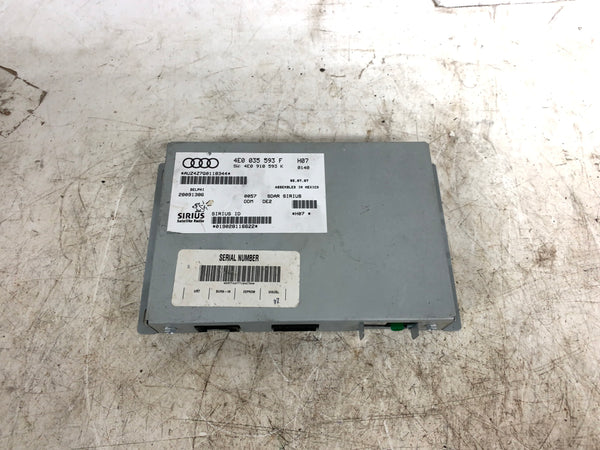 Audi B8/8T S5 Sirius Satellite Radio Receiver Module 4E0035593