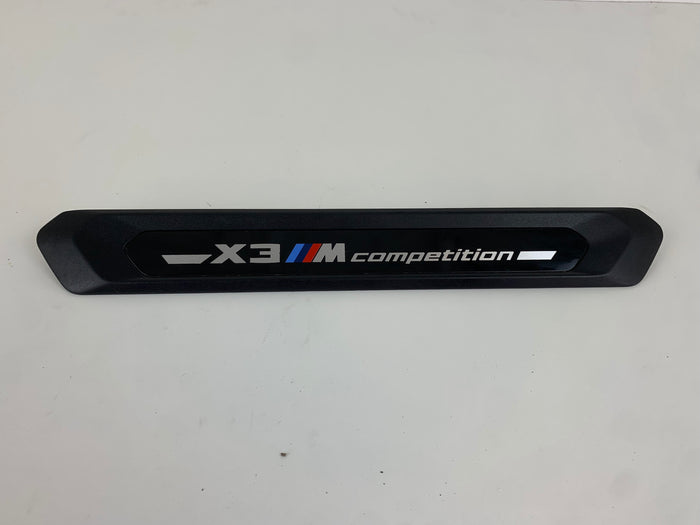 BMW F97 X3 M Competition Right/Passenger Side Front Door Sill Trim 8077612