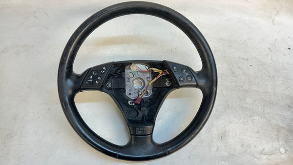 BMW E46 328i 323i Tri-Spoke Multifunction Leather Pre-LCI Sport Steering Wheel 32341094409
