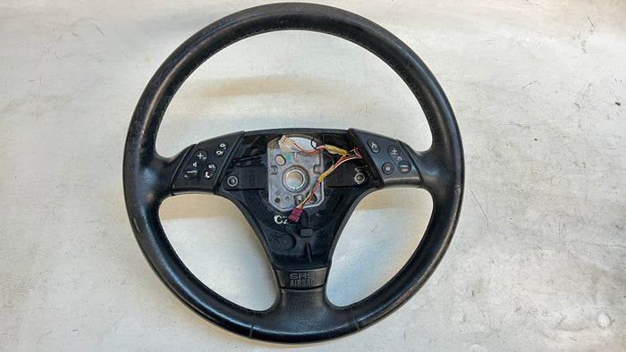 BMW E46 328i 323i Tri-Spoke Multifunction Leather Pre-LCI Sport Steering Wheel 32341094409