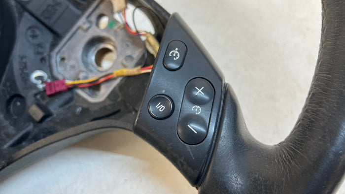 BMW E46 328i 323i Tri-Spoke Multifunction Leather Pre-LCI Sport Steering Wheel 32341094409