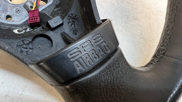 BMW E46 328i 323i Tri-Spoke Multifunction Leather Pre-LCI Sport Steering Wheel 32341094409