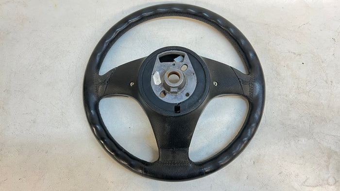 BMW E46 328i 323i Tri-Spoke Multifunction Leather Pre-LCI Sport Steering Wheel 32341094409