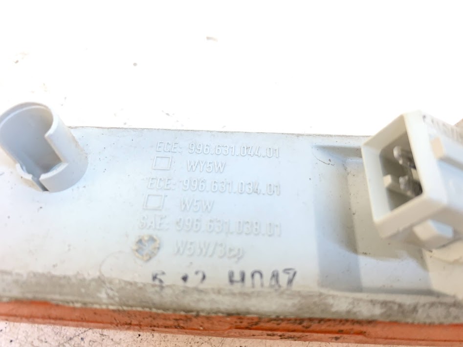 Porsche 986 Boxster S Right/Passenger Side Turn Signal 99663104401 ...