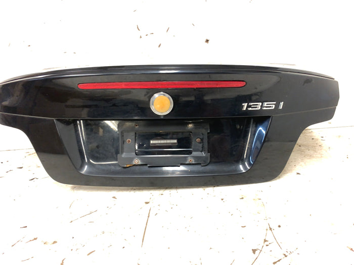 BMW E82 135i 128i Pre-LCI Trunk Lid & Spoiler Black Sapphire Metallic (475) 41627181144