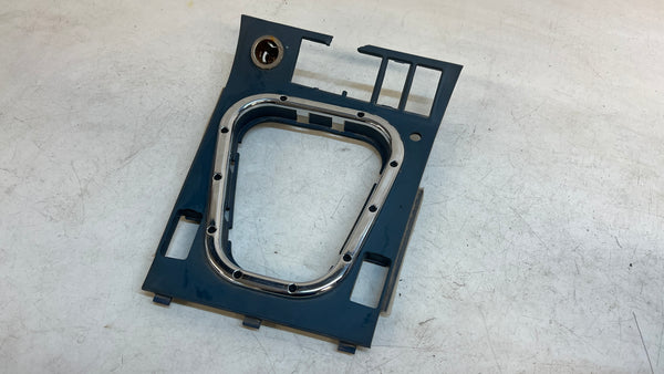 BMW Z3 M ROADSTER/M COUPE CENTER CONSOLE SHIFTER TRIM W/CHROME RING ESTORIL BLUE 51162491400/51162491402 *NOTE*