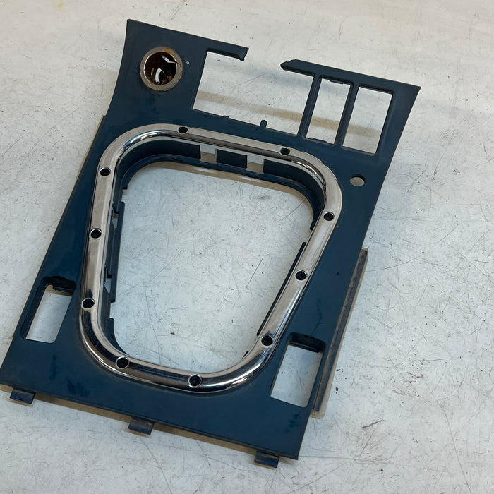 BMW Z3 M ROADSTER/M COUPE CENTER CONSOLE SHIFTER TRIM W/CHROME RING ESTORIL BLUE 51162491400/51162491402 *NOTE*