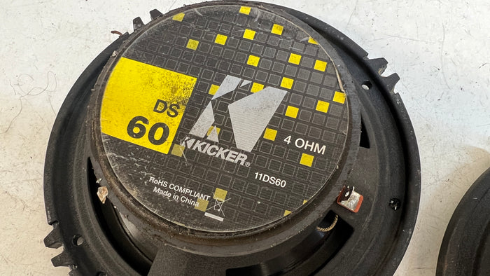 BMW E36 Z3 KICKER DS60 Front 6.5 inch 2-Way Speakers 11DS60