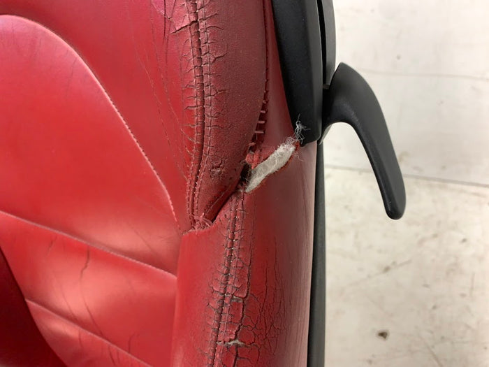 BMW E46 M3 Coupe Imola Red Nappa Leather Manual & Heated Interior Seat & Door Panel Set