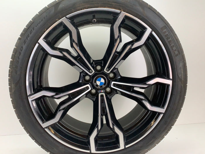 BMW F97 X3 M/F98 X4 M Style 765M Black Wheel & Tire 21x10 ET39 8060042