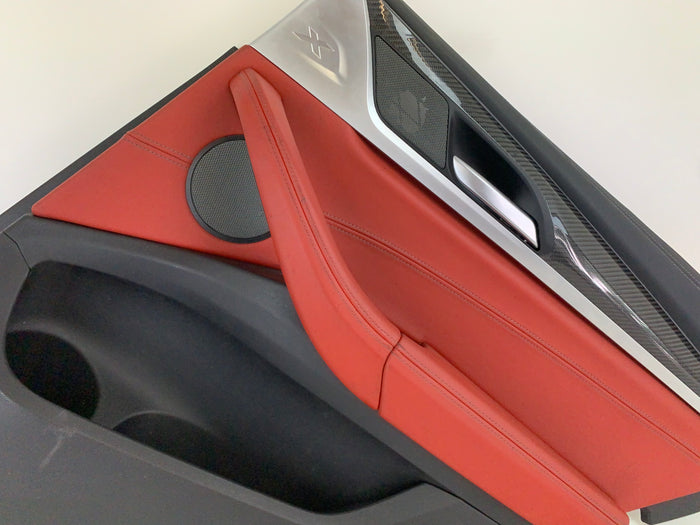 BMW F97 X3 M Right/Passenger Side Rear Door Panel/Card Sakhir Orange 5108746