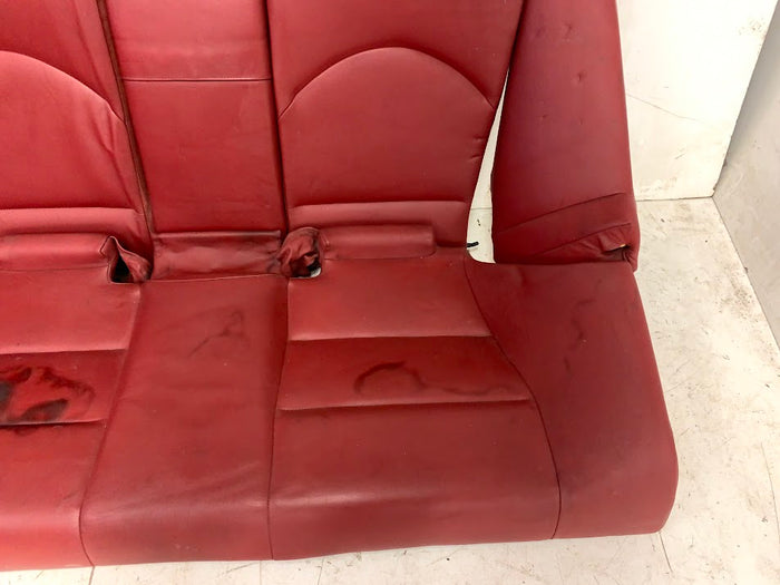 BMW E46 M3 Coupe Imola Red Nappa Leather Manual & Heated Interior Seat & Door Panel Set