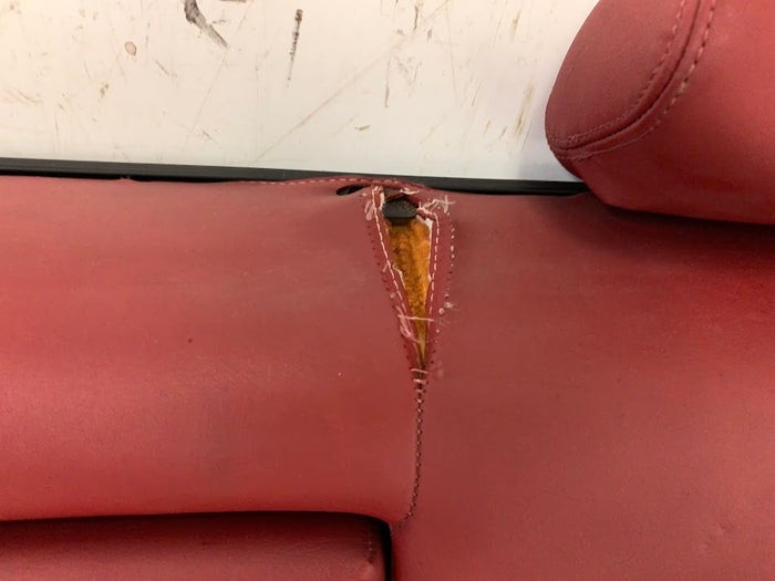 BMW E46 M3 Coupe Imola Red Nappa Leather Manual & Heated Interior Seat & Door Panel Set