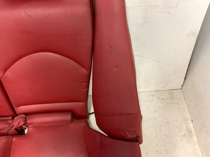 BMW E46 M3 Coupe Imola Red Nappa Leather Manual & Heated Interior Seat & Door Panel Set