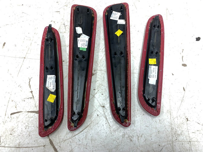 BMW E46 M3 Coupe Imola Red Nappa Leather Manual & Heated Interior Seat & Door Panel Set