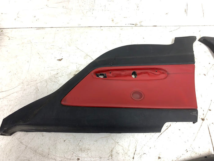 BMW E46 M3 Coupe Imola Red Nappa Leather Manual & Heated Interior Seat & Door Panel Set