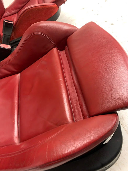 BMW E85 E86 Z4 Dream Red M Sport Seats & Door Panels