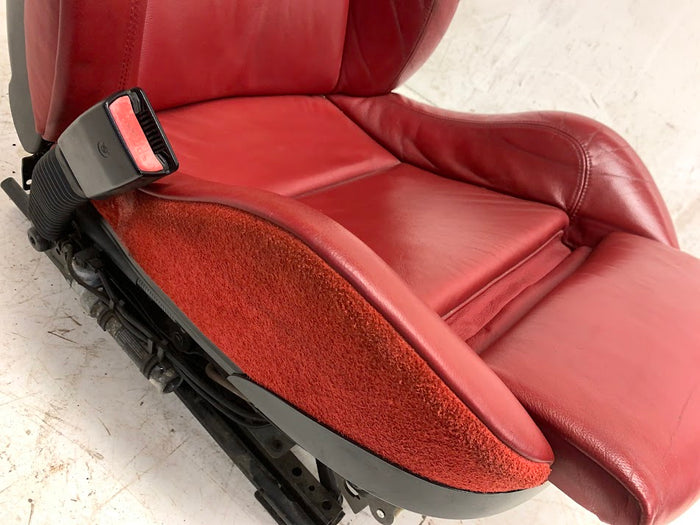 BMW E85 E86 Z4 Dream Red M Sport Seats & Door Panels