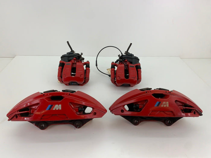 BMW F97 X3 M Front & Rear Brembo Brake Caliper High Gloss Red Set 34106897361 *Damaged*