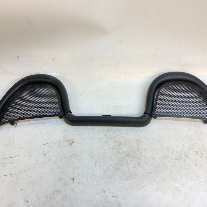 Porsche 986 Boxster S Black Roll Bar Padding Upholstery W/Wind Deflector Nets