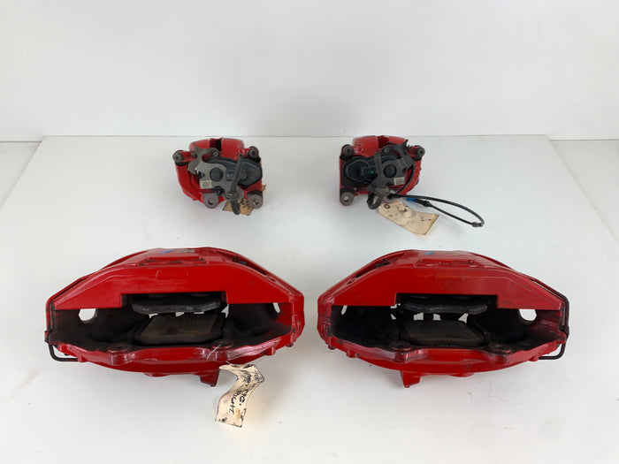BMW F97 X3 M Front & Rear Brembo Brake Caliper High Gloss Red Set 34106897361 *Damaged*