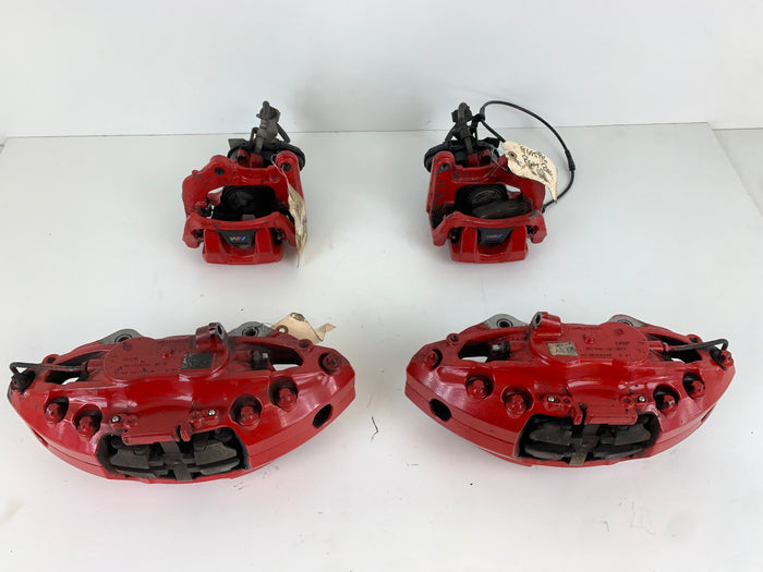 BMW F97 X3 M Front & Rear Brembo Brake Caliper High Gloss Red Set 34106897361 *Damaged*
