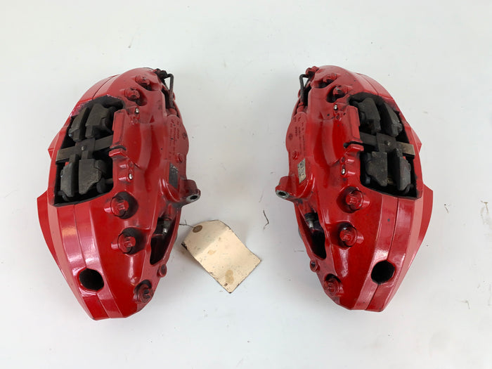 BMW F97 X3 M Front & Rear Brembo Brake Caliper High Gloss Red Set 34106897361 *Damaged*
