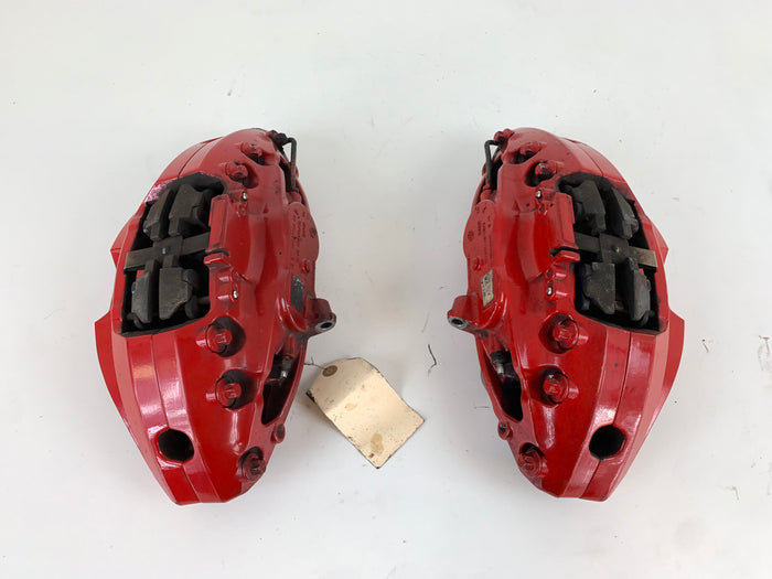 BMW F97 X3 M Front & Rear Brembo Brake Caliper High Gloss Red Set 34106897361 *Damaged*