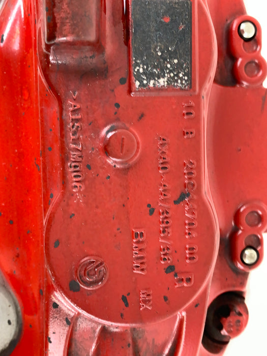 BMW F97 X3 M Front & Rear Brembo Brake Caliper High Gloss Red Set 34106897361 *Damaged*