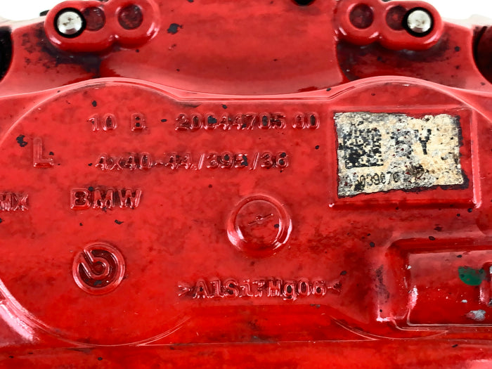 BMW F97 X3 M Front & Rear Brembo Brake Caliper High Gloss Red Set 34106897361 *Damaged*