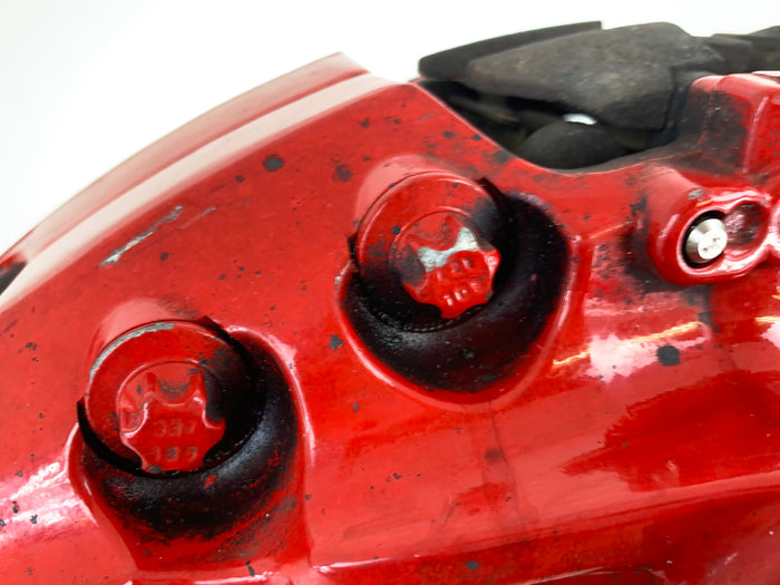 BMW F97 X3 M Front & Rear Brembo Brake Caliper High Gloss Red Set 34106897361 *Damaged*