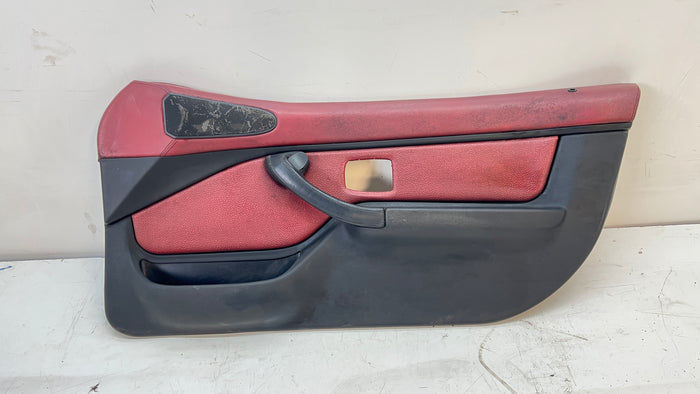 BMW Z3 Right/Passenger Side Interior Door Panel/Card Tanin Red