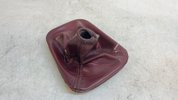 BMW Z3 Tanin Red Nappa Leather Manual Transmission Shift Boot 25111434278 *DAMAGED*