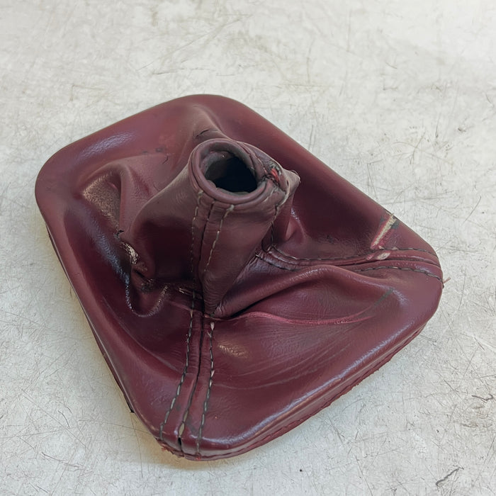 BMW Z3 Tanin Red Nappa Leather Manual Transmission Shift Boot 25111434278 *DAMAGED*