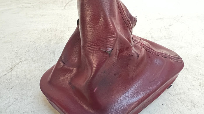 BMW Z3 Tanin Red Nappa Leather Manual Transmission Shift Boot 25111434278 *DAMAGED*