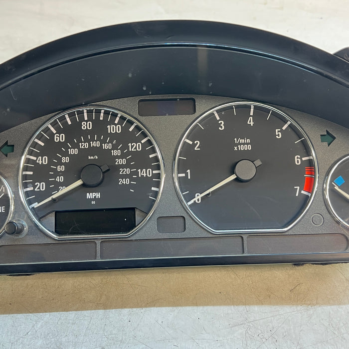 BMW Z3 2.8 M52B28 Manual Instrument/Gauge Cluster MPH 62118401768 *DAMAGED*