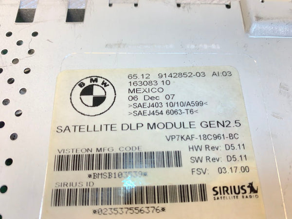 BMW E92 E93 E90 M3 Satellite Radio Module 9142852