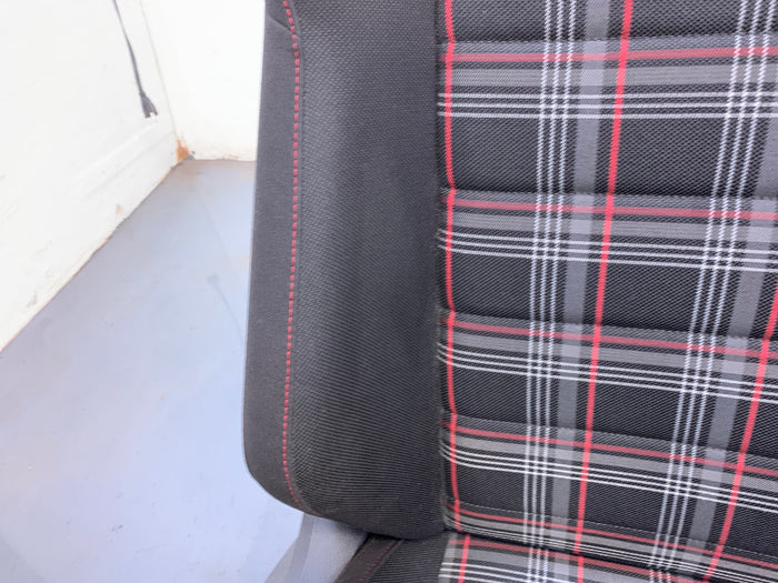 Volkswagen MK7/5G GTI Left/Right Front Plaid Cloth Seats