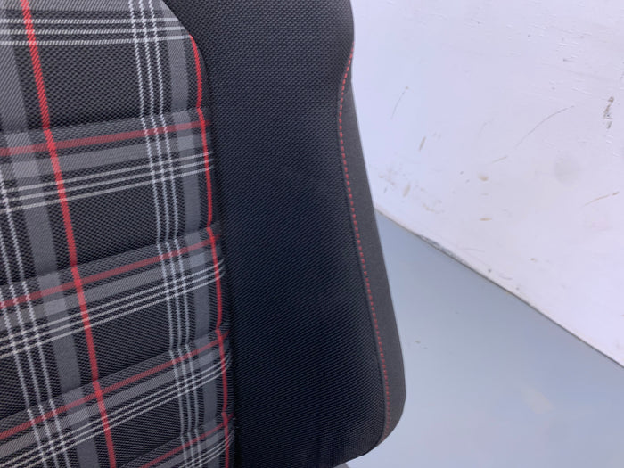 Volkswagen MK7/5G GTI Left/Right Front Plaid Cloth Seats