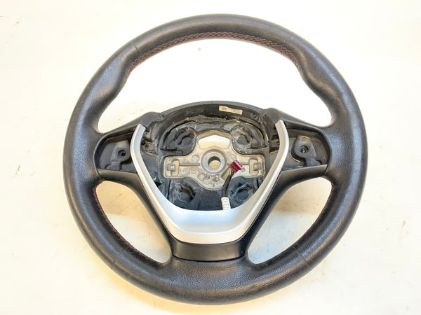 BMW F30 F31 F32 F33 F34 F36 3 & 4 Series Leather Heated Sport Steering Wheel W/Red Stitching 32306863343