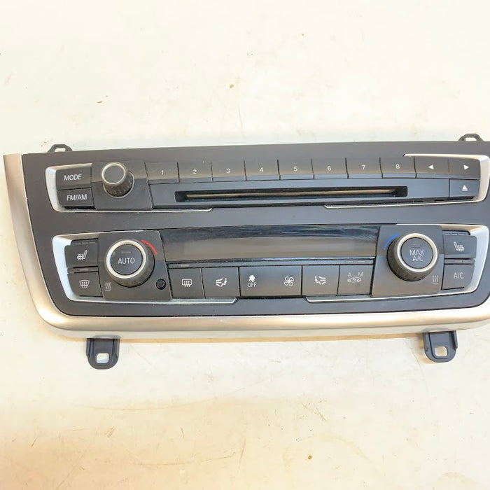 BMW F32 F33 F36 4 Series HVAC Control/Radio Buttons W/Trim 9226784