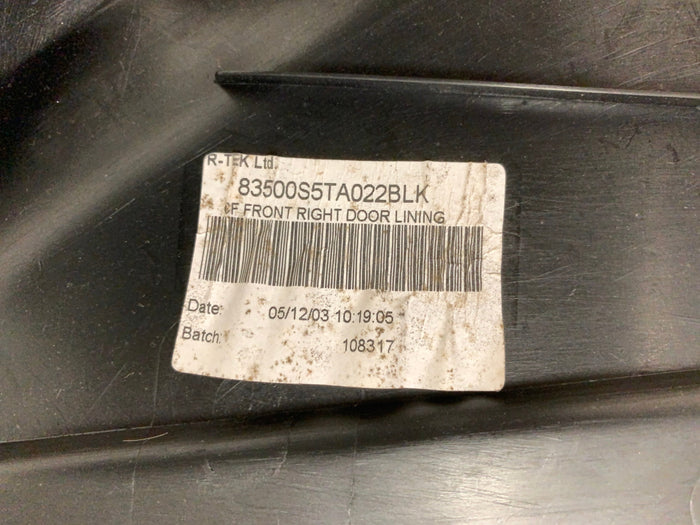 2002-2005 Honda EP3 Civic SiR CTR JDM Door Card Panel Set Red 83533-S5T-A02ZB