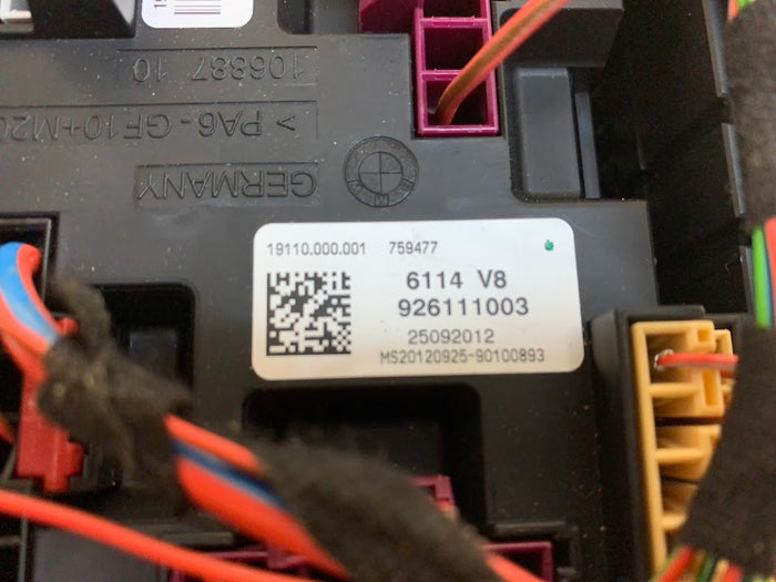 BMW F30 F31 F32 F33 F34 F36 3 & 4 Series Trunk Power Distribution Fuse Box 61149261110