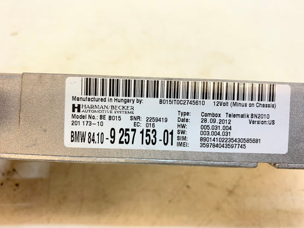 BMW F30 3 Series Bluetooth Media Combox Module 84109257153