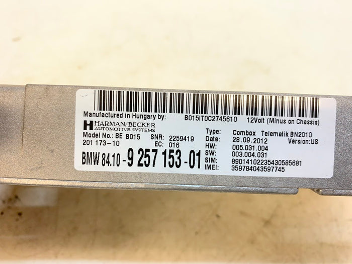 BMW F30 3 Series Bluetooth Media Combox Module 84109257153