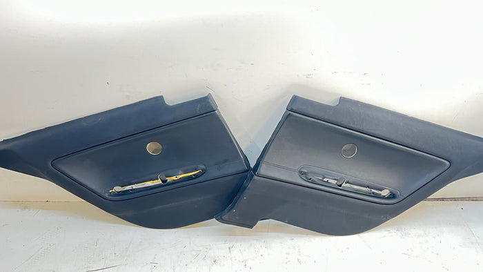 BMW E46 M3 BLACK NAPPA LEATHER DOOR CARD SET