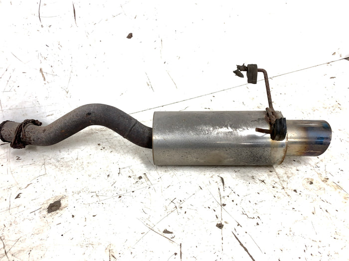 2004-2005 Honda EP3 Civic SiR JASMA Japan Single Exit Exhaust Muffler Pipe 2.5 inch inlet